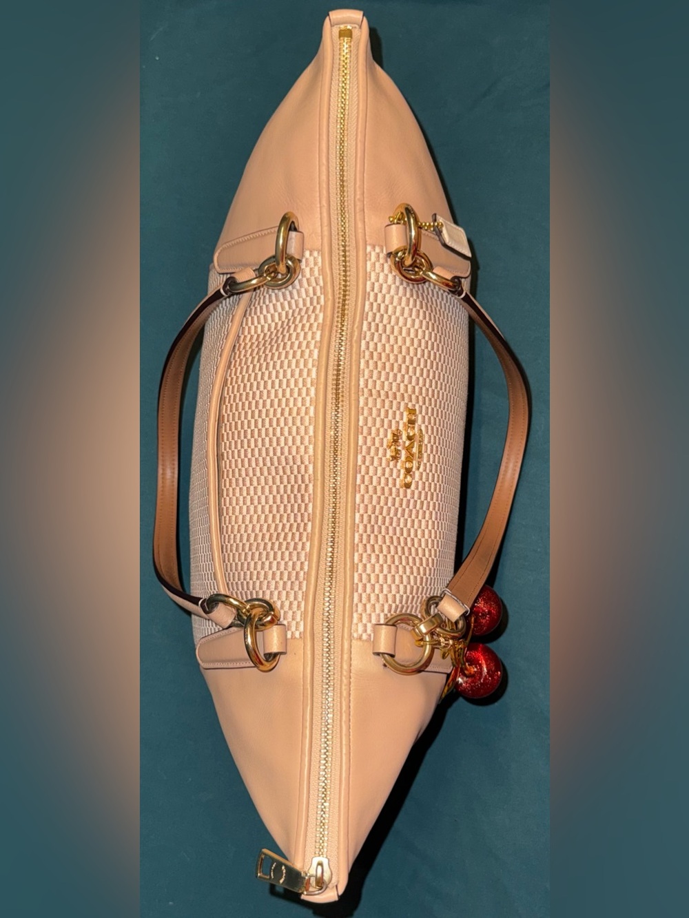 Coach Legacy Exploded Reps Jacquard Ava Tote with Gold Tone Hardware - Picture 6 of 12